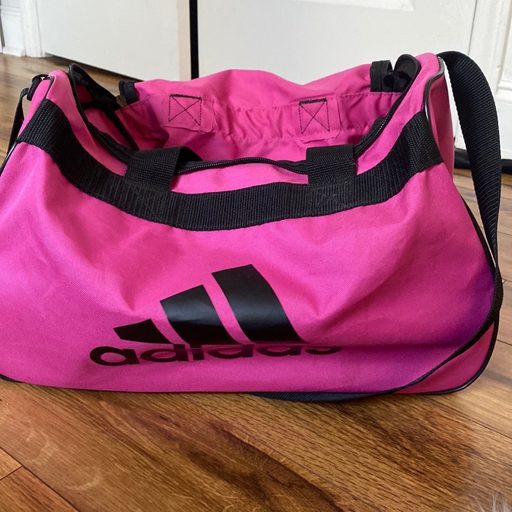 adidas pink gym bag